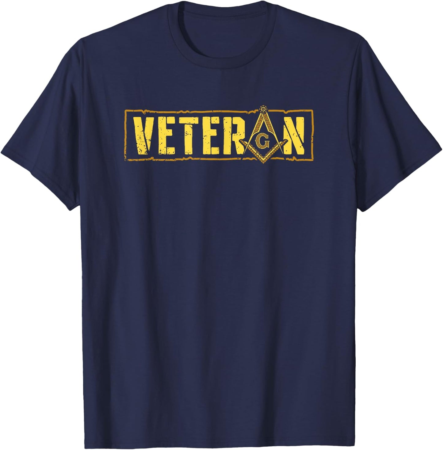Veteran Freemasons Masonry Masonic Freemason Freemasonry T-Shirt - T-Shirt | Navy