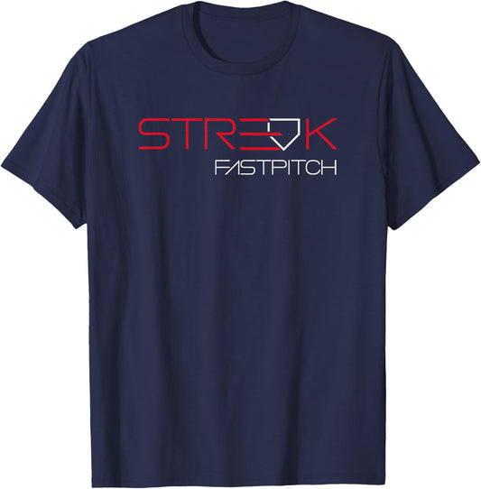 Hit Streak Softball E Homeplate Streak T-Shirt - T-Shirt | Navy