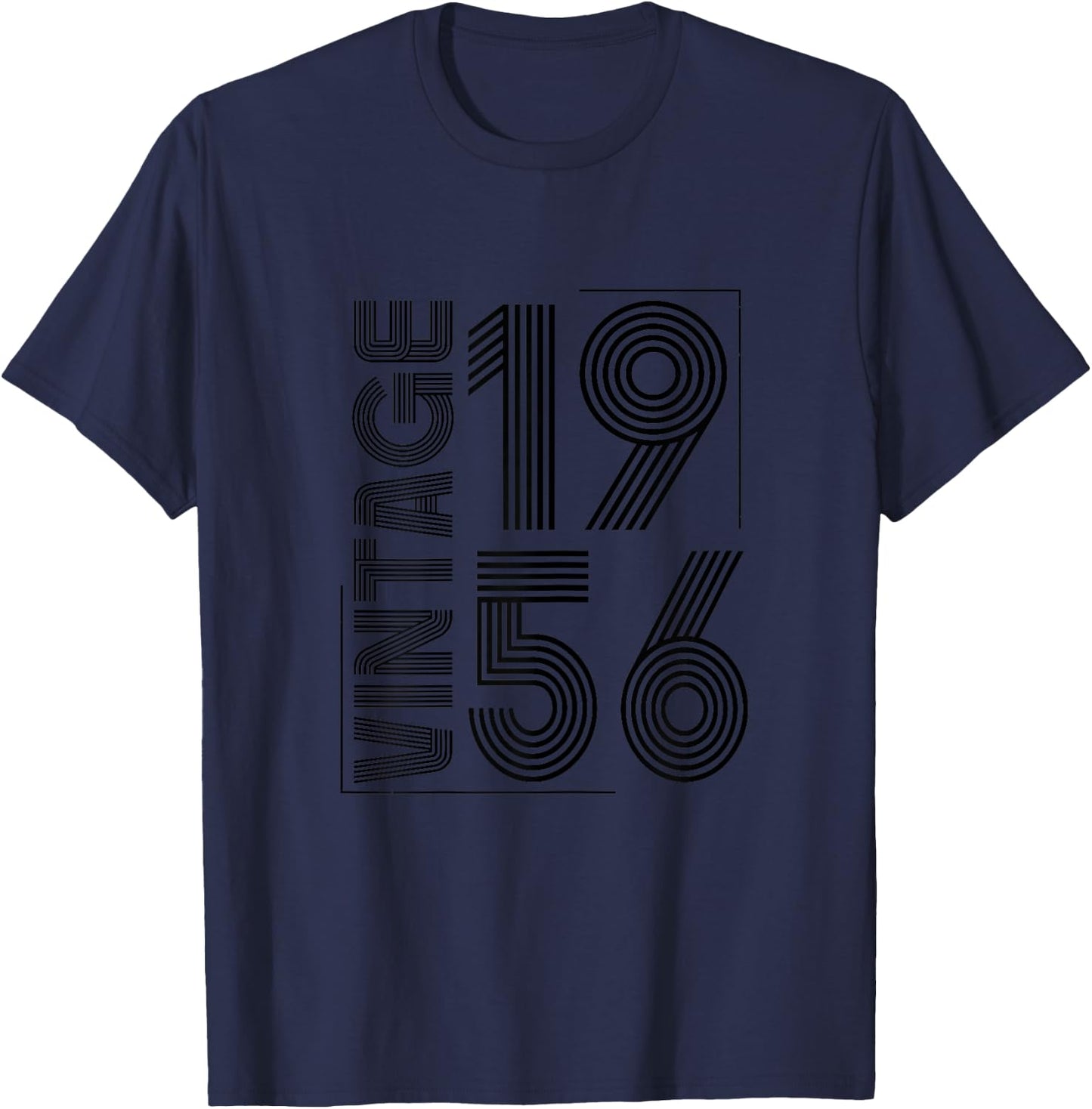 Vintage 1956 T Shirts Retro Funny 1956 Birthday T-Shirt - T-Shirt | Navy