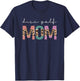 Disc Golf Mom Funny Golf Golfing Lovers Gift Mom Leopard T-Shirt - T-Shirt | Navy