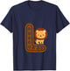 Letter L Cure Lion Alphabet Cute Animal Boys Girls T-Shirt - T-Shirt | Navy