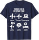 Things I Do In My Spare Time Powerlifting Weightlifting T-Shirt - T-Shirt | Navy