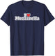 I Love Mozzarella T-Shirt - T-Shirt | Navy