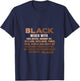 Black Mixed With Shea Butter Black History Month BLM Melanin T-Shirt - T-Shirt | Navy
