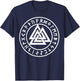 Valknut Wotan Knot Viking Odin Runes Asgard Valhalla Thor T-Shirt - T-Shirt | Navy