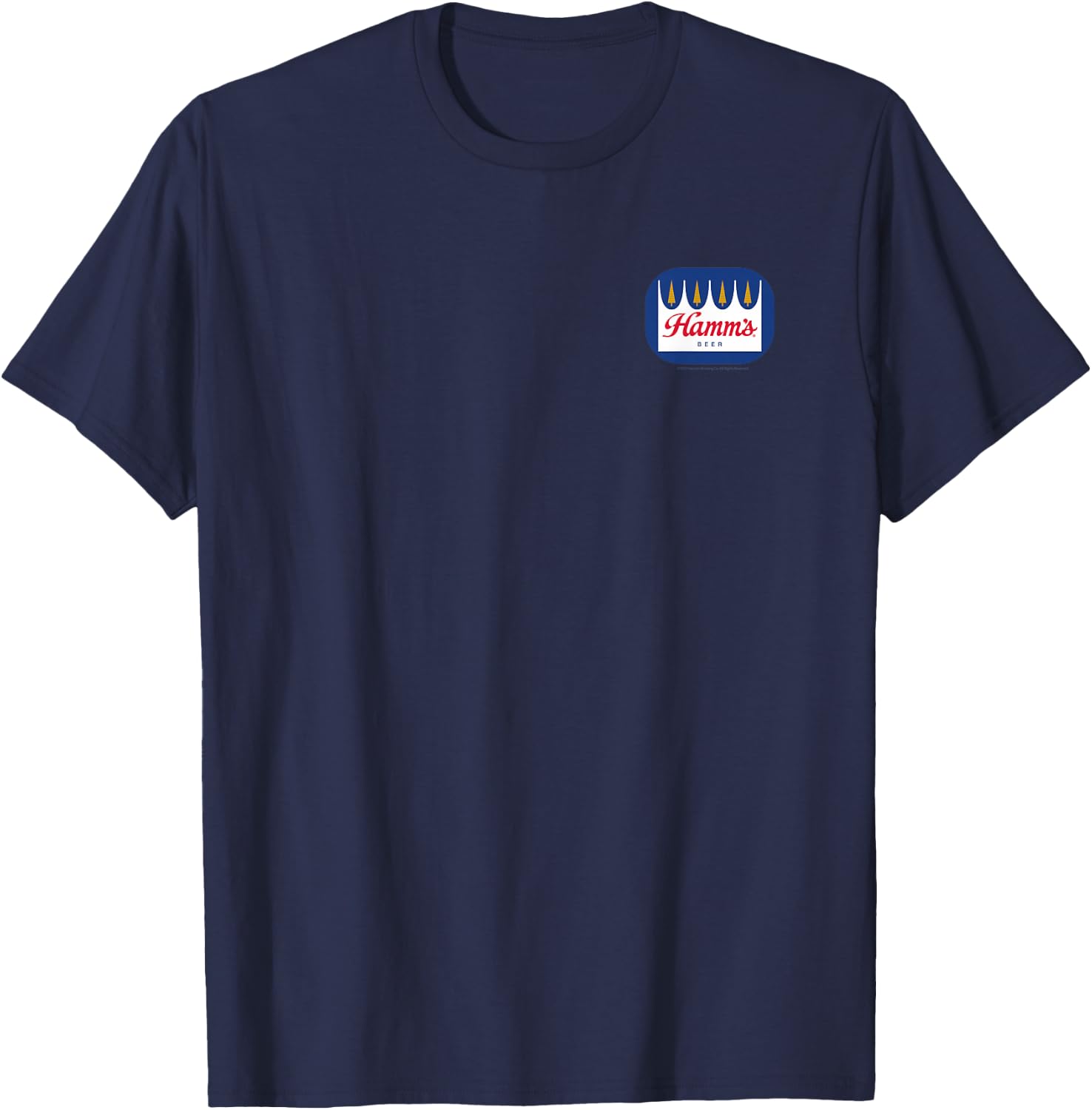 Hamm's - Round Logo T-Shirt - T-Shirt | Navy