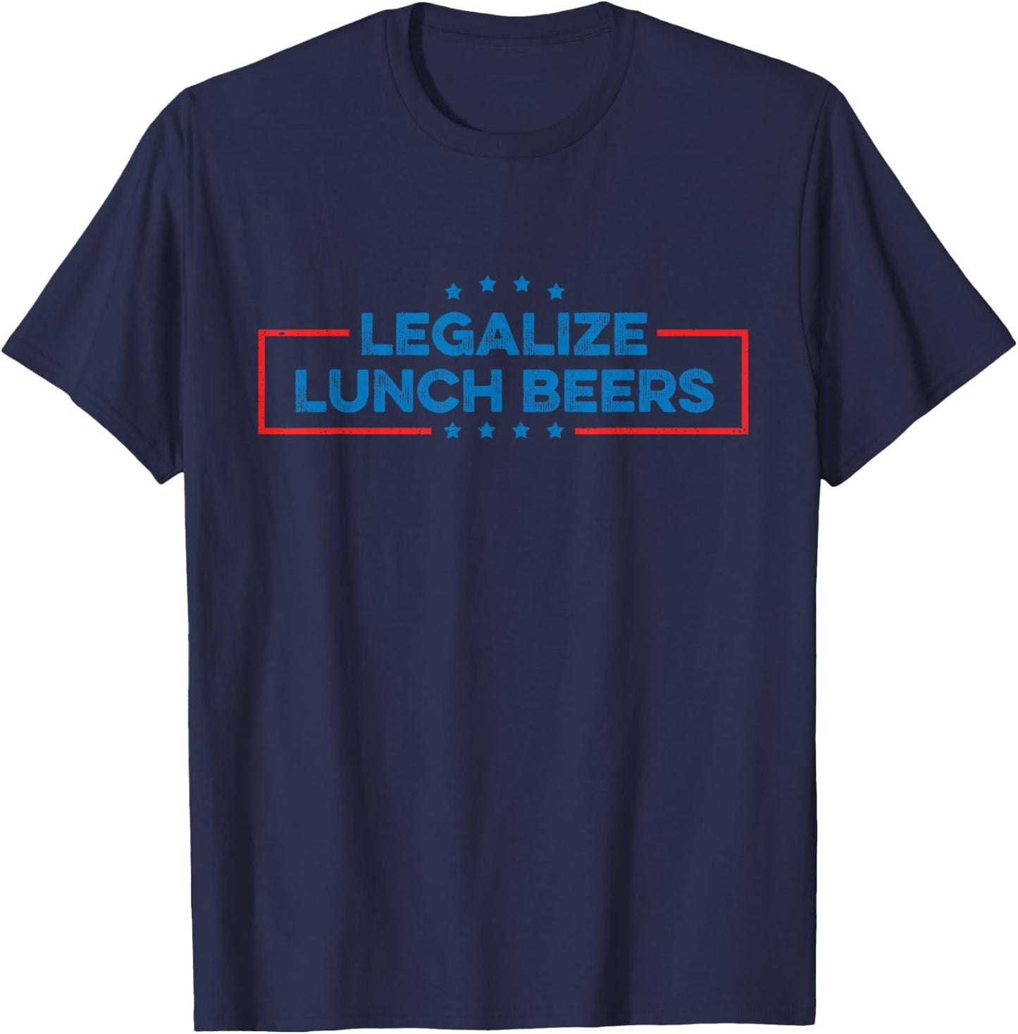 Legalize Lunch Beers T-Shirt - T-Shirt | Navy