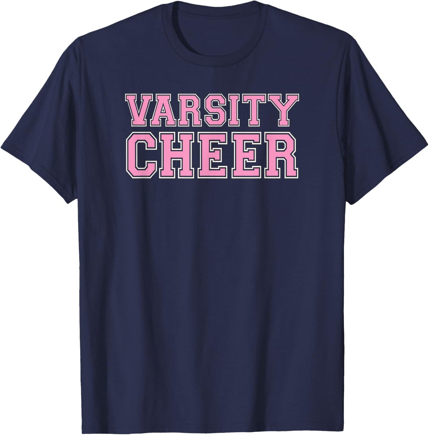 For High School Varsity Cheerleader Varsity Cheer T-Shirt - T-Shirt | Navy