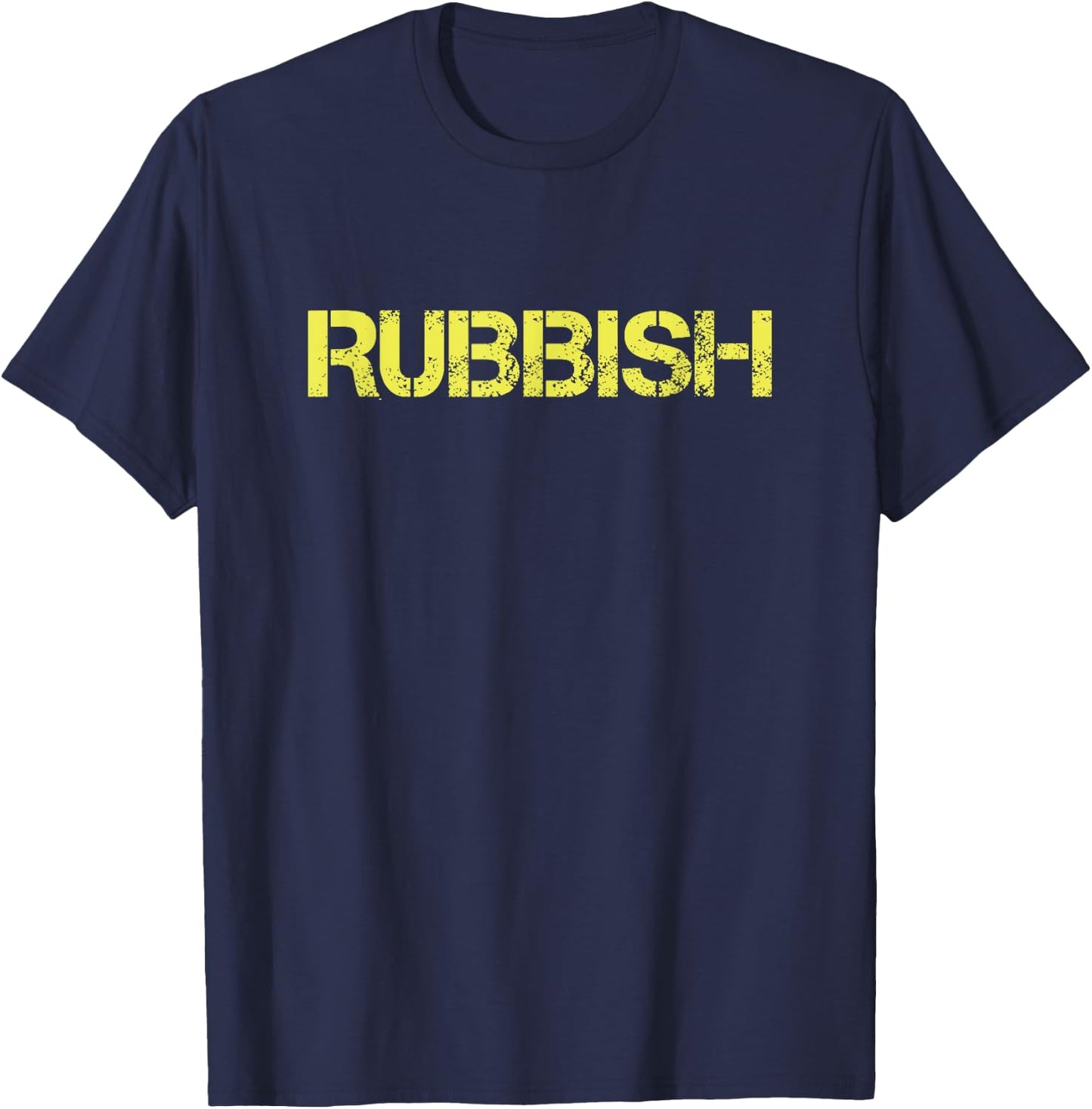 Funny Rubbish Girls T-Shirt - T-Shirt | Navy
