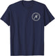 Flathead Catfish, Design on back, Metalneck Outdoors T-Shirt - T-Shirt | Navy