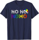 Ho Ho Homo homosexual gay pride T-Shirt - T-Shirt | Navy