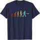 Pizza Evolution Pizzeria Chef Baker Pizzaiolo Pizza Maker T-Shirt - T-Shirt | Navy