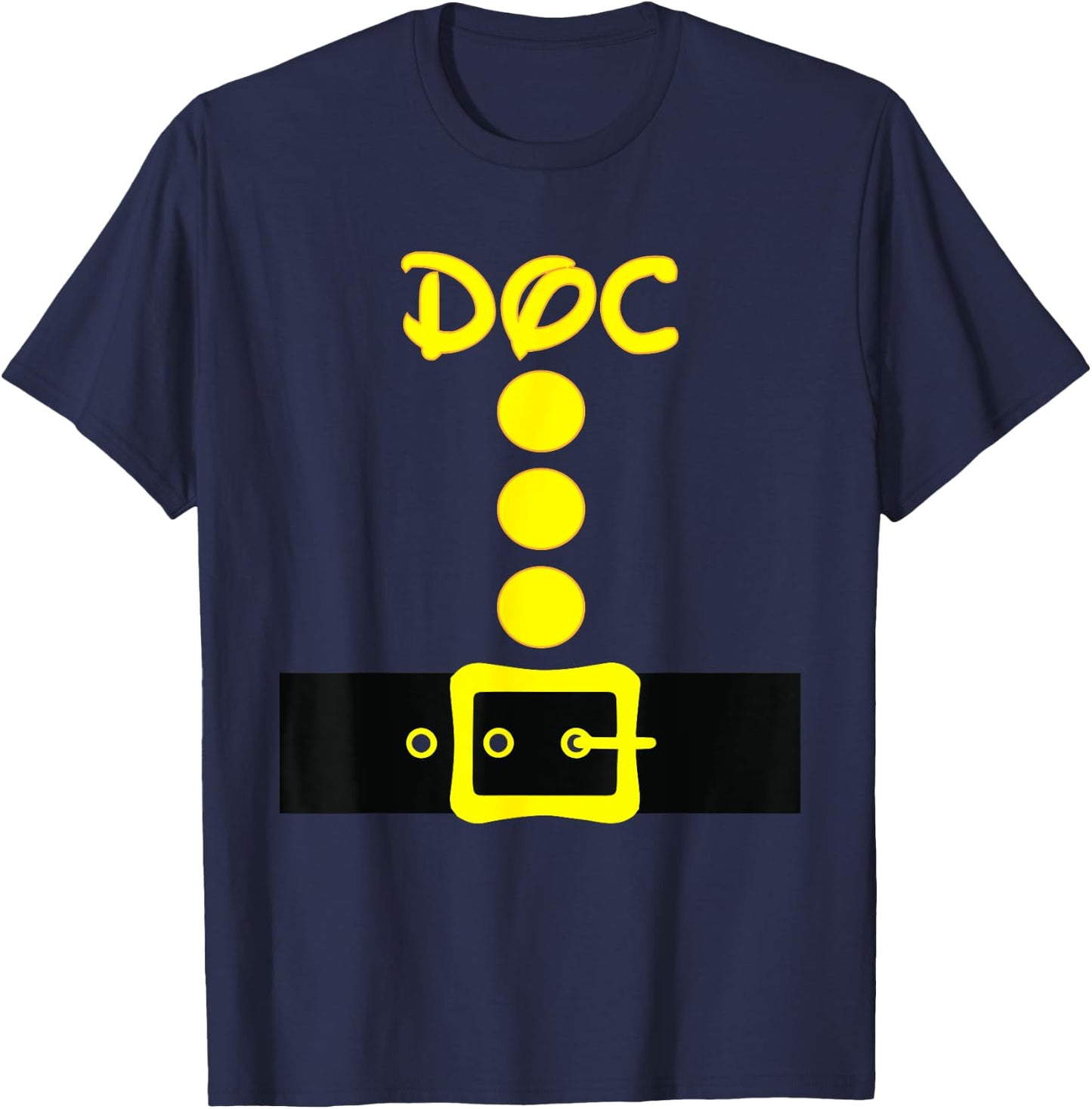 Dwarf Easy Halloween Group Men Women Kids Costume Matching T-Shirt - T-Shirt | Navy