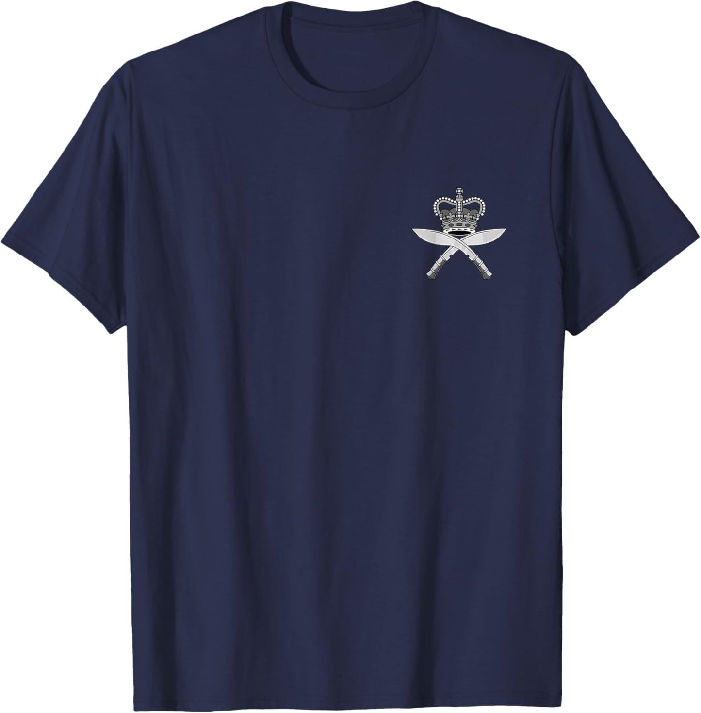 Brigade of Gurkhas UK Army Gurkha Rifles British Special Force Military T-Shirt - T-Shirt | Navy
