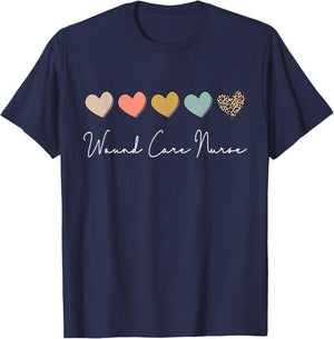 Wound Care Nurse Wound Care Nursing Medical Appreciation T-Shirt - T-Shirt | Navy