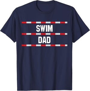 Swim Dad T Shirt T-Shirt - T-Shirt | Navy