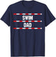 Swim Dad T Shirt T-Shirt - T-Shirt | Navy