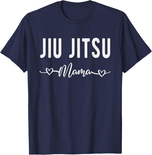 Jiu Jitsu Mama Funny Brazilian JuJitsu Martial Art Mom Gift T-Shirt - T-Shirt | Navy