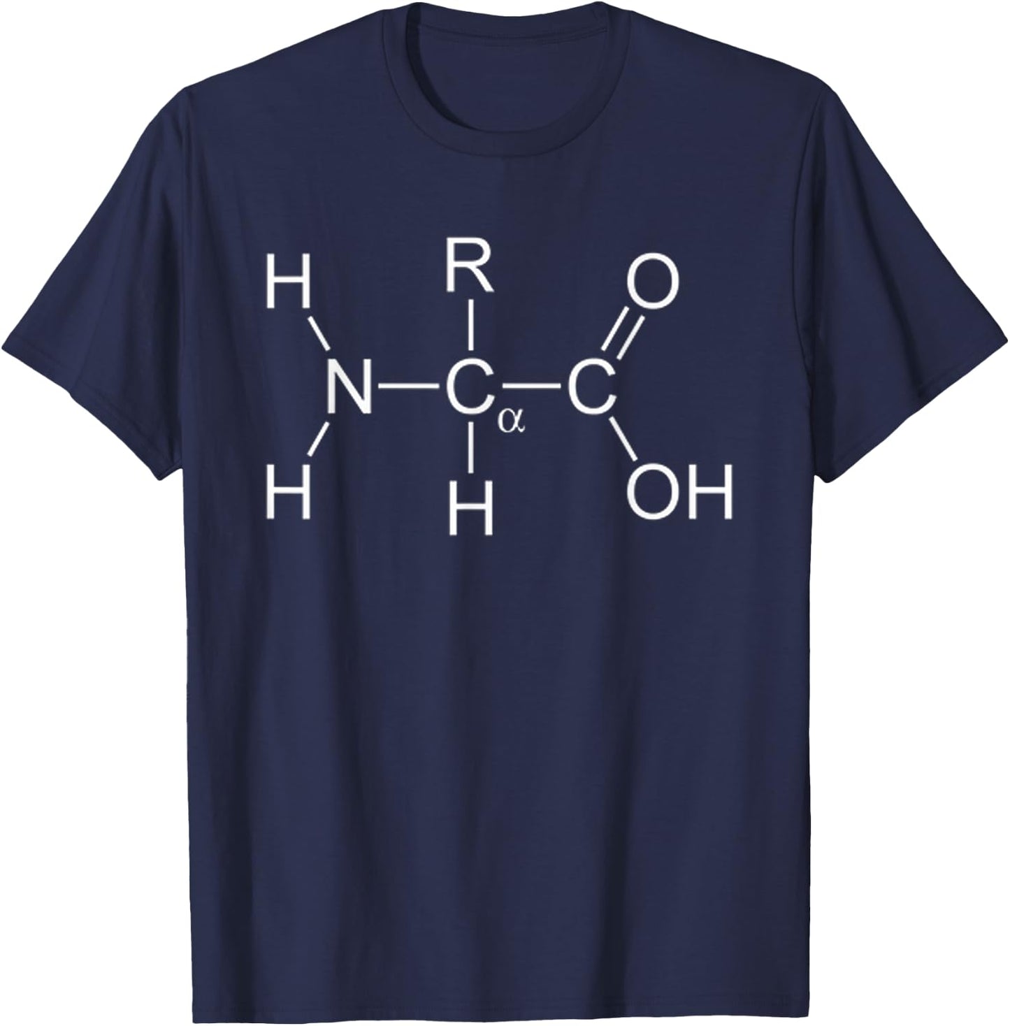 Protein Molecule - Gym & Chemistry Bodybuilding & Science T-Shirt - T-Shirt | Navy
