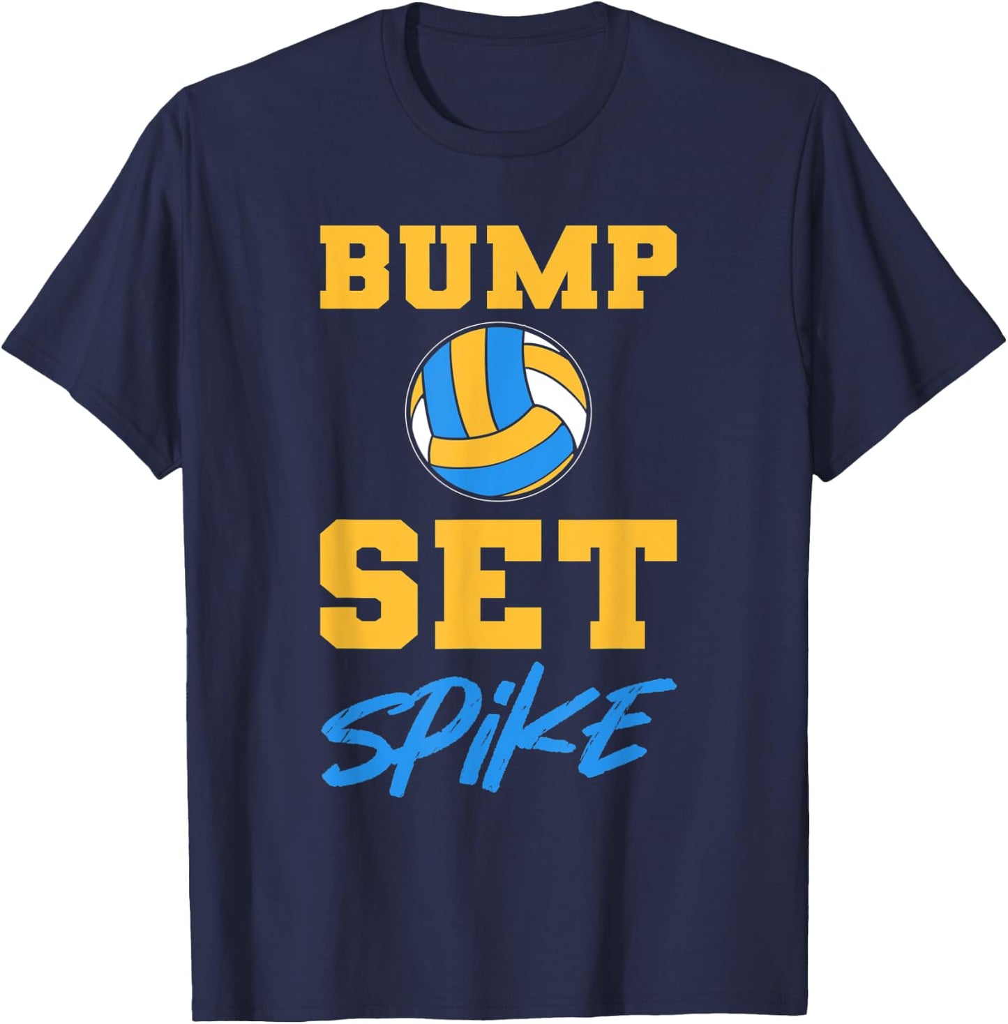 Bump Set Spike T-Shirt - T-Shirt | Navy