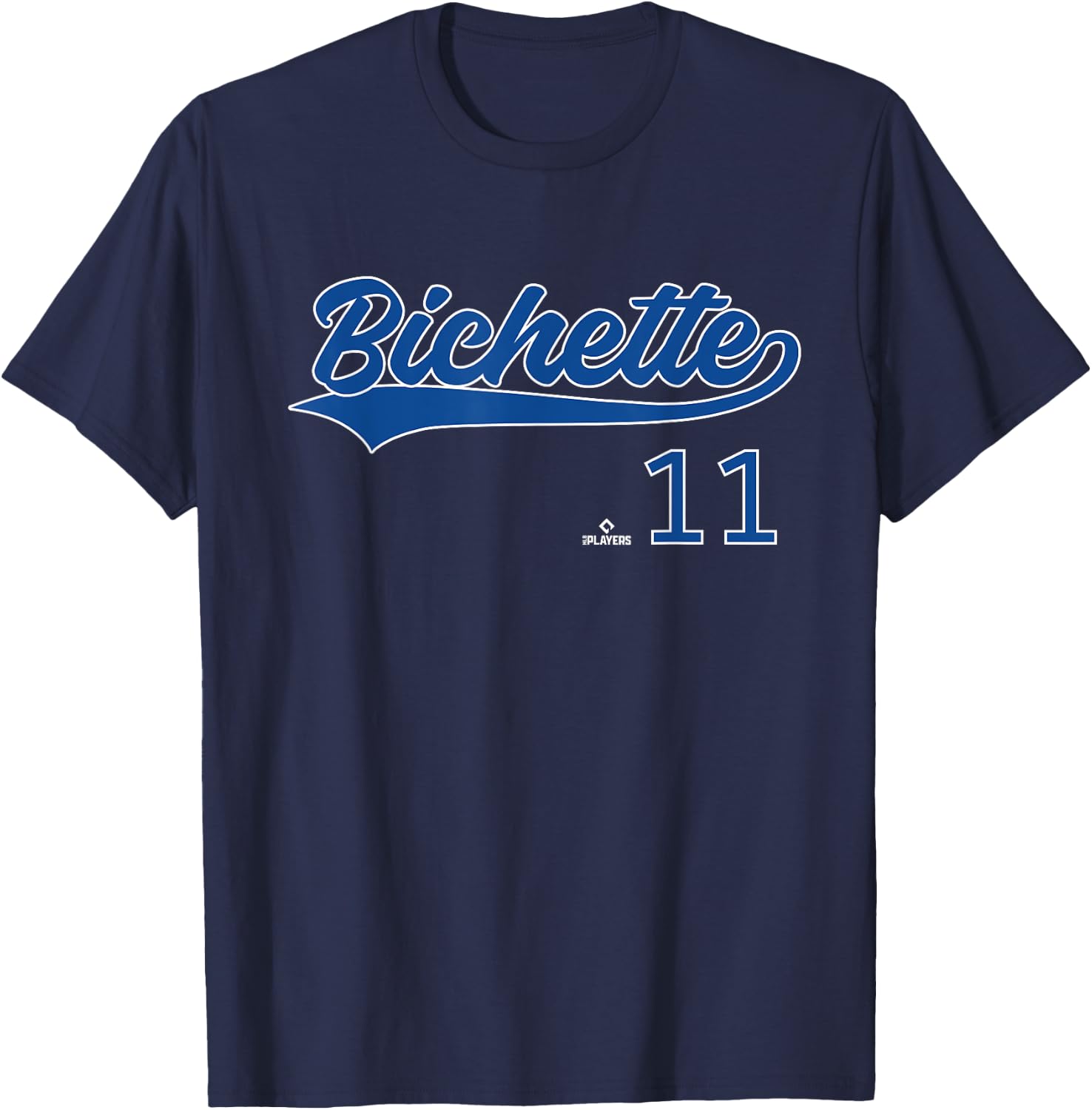 Vintage Gameday Bo Bichette Toronto MLBPA T-Shirt - T-Shirt | Navy