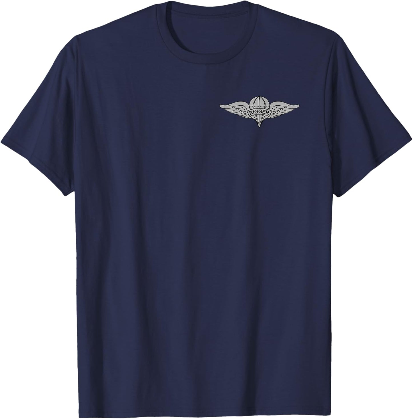 US Army Parachute Rigger Badge OD Green T-Shirt - T-Shirt | Navy
