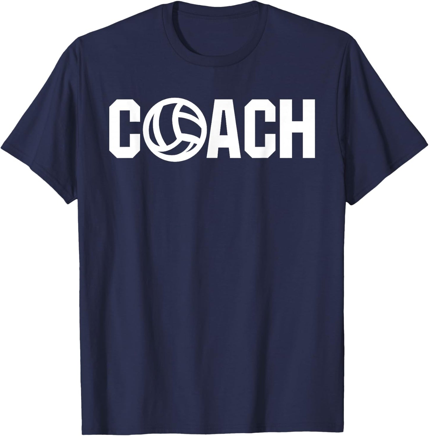 Volleyball Sport Coach Team Player T-Shirt - T-Shirt | Navy