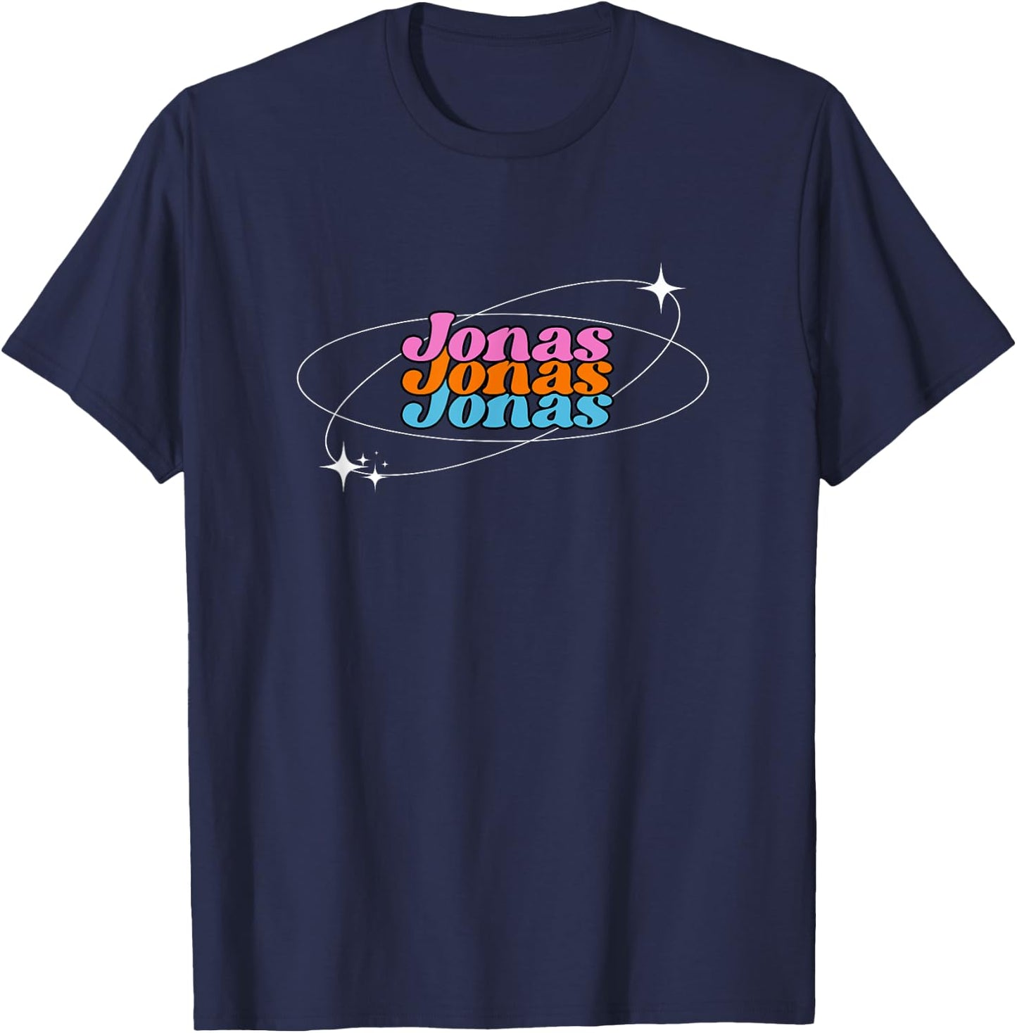 Funny Jonas first given name pride vintage T-Shirt - T-Shirt | Navy