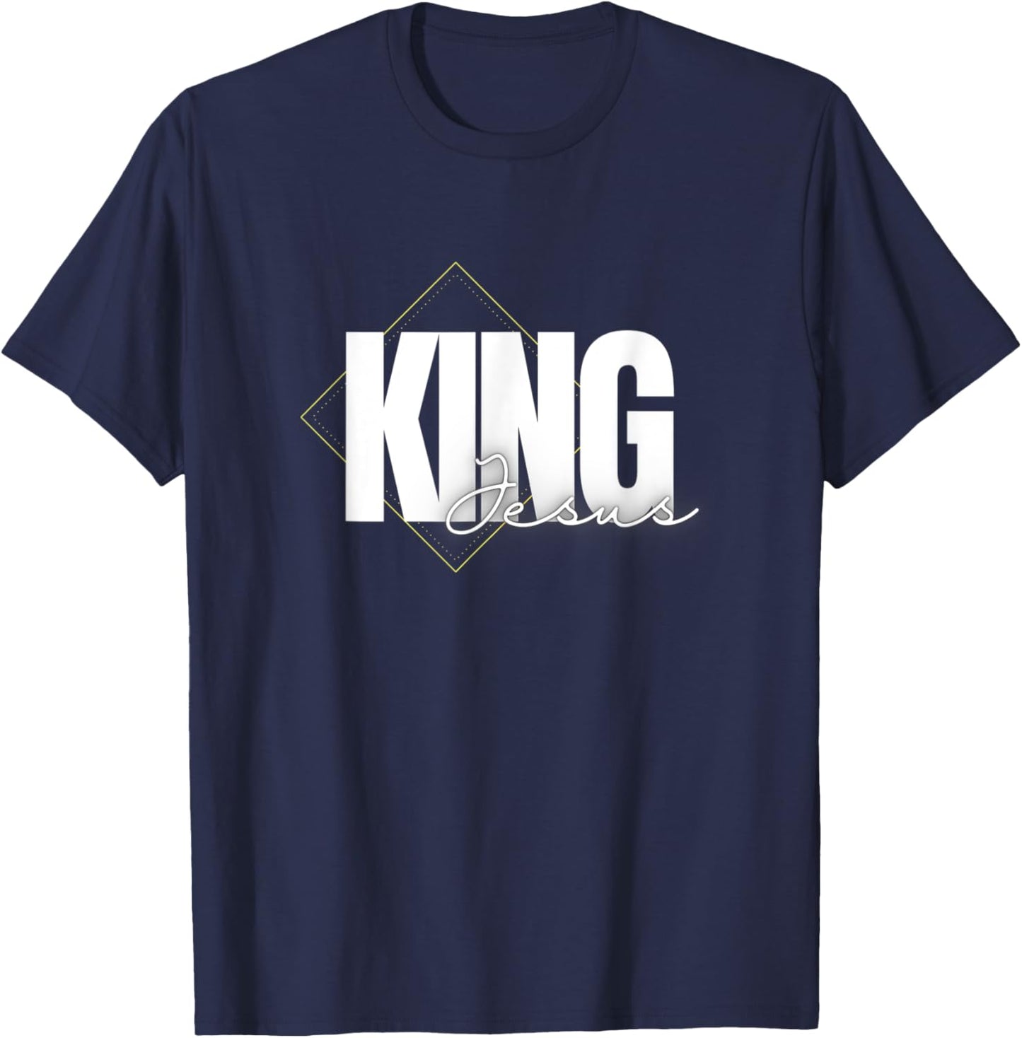 King Jesus, Gospel, Christian T-Shirt - T-Shirt | Navy