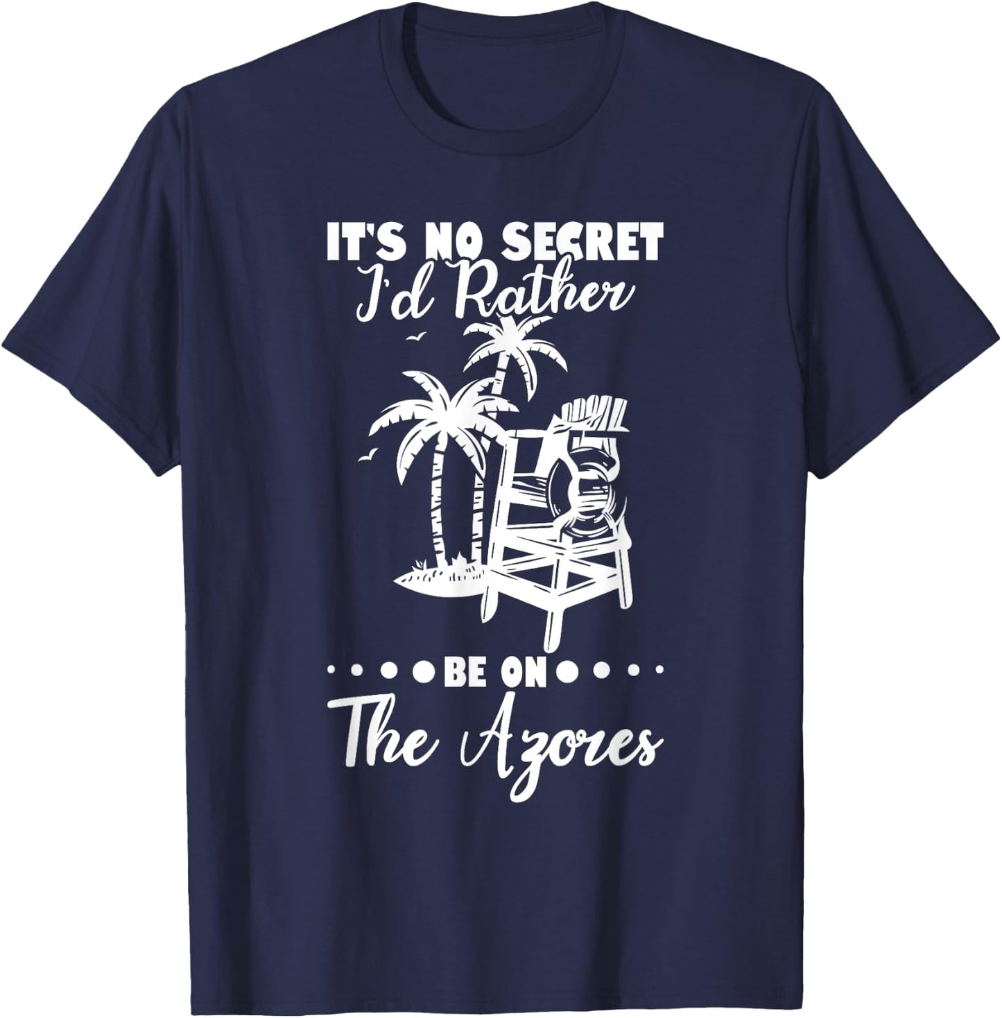 Azores Summer Vacation Family Trip Beach Vacay Azores Women T-Shirt - T-Shirt | Navy