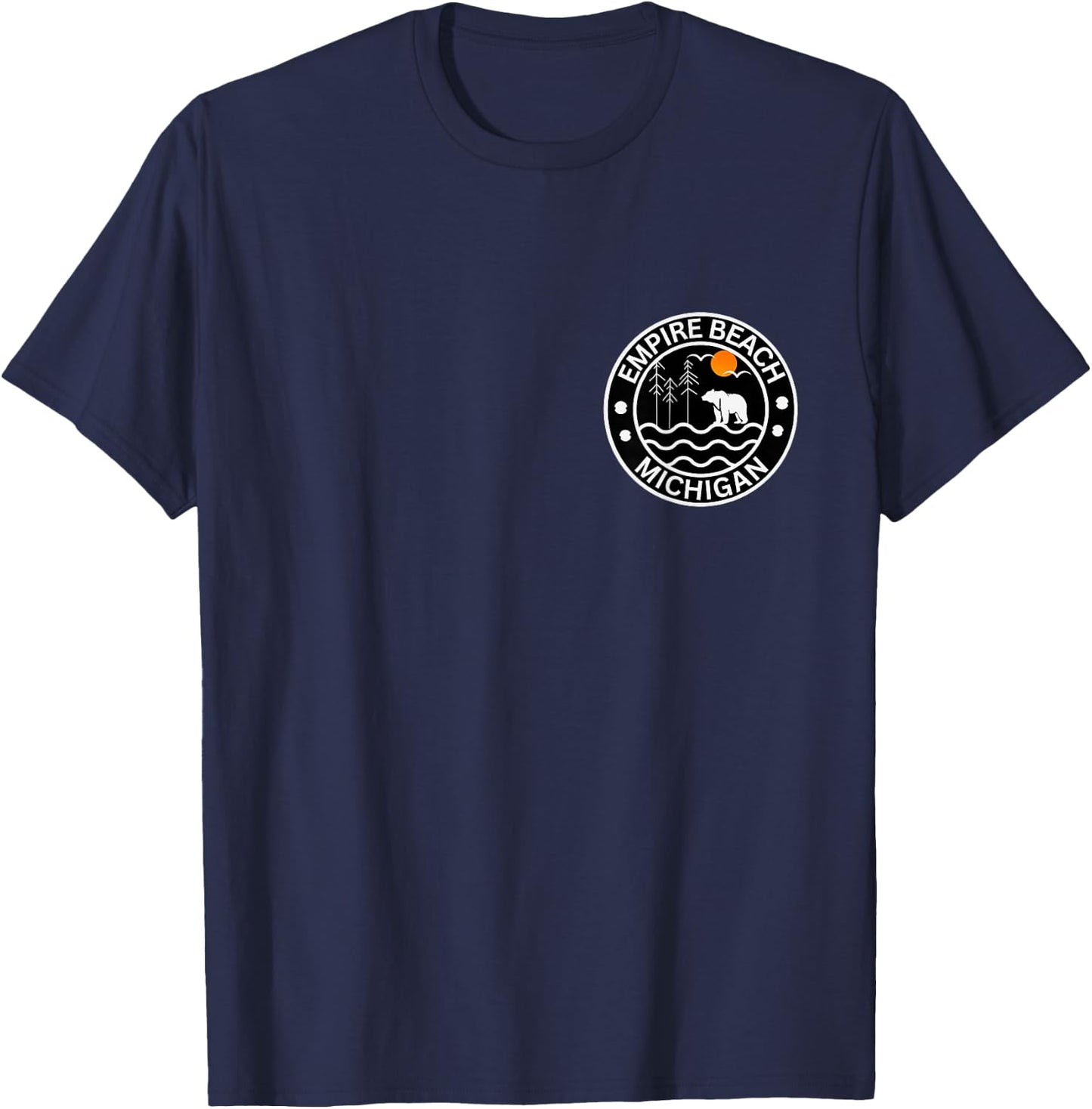 Empire Beach Michigan Women Girls Kids T-Shirt - T-Shirt | Navy