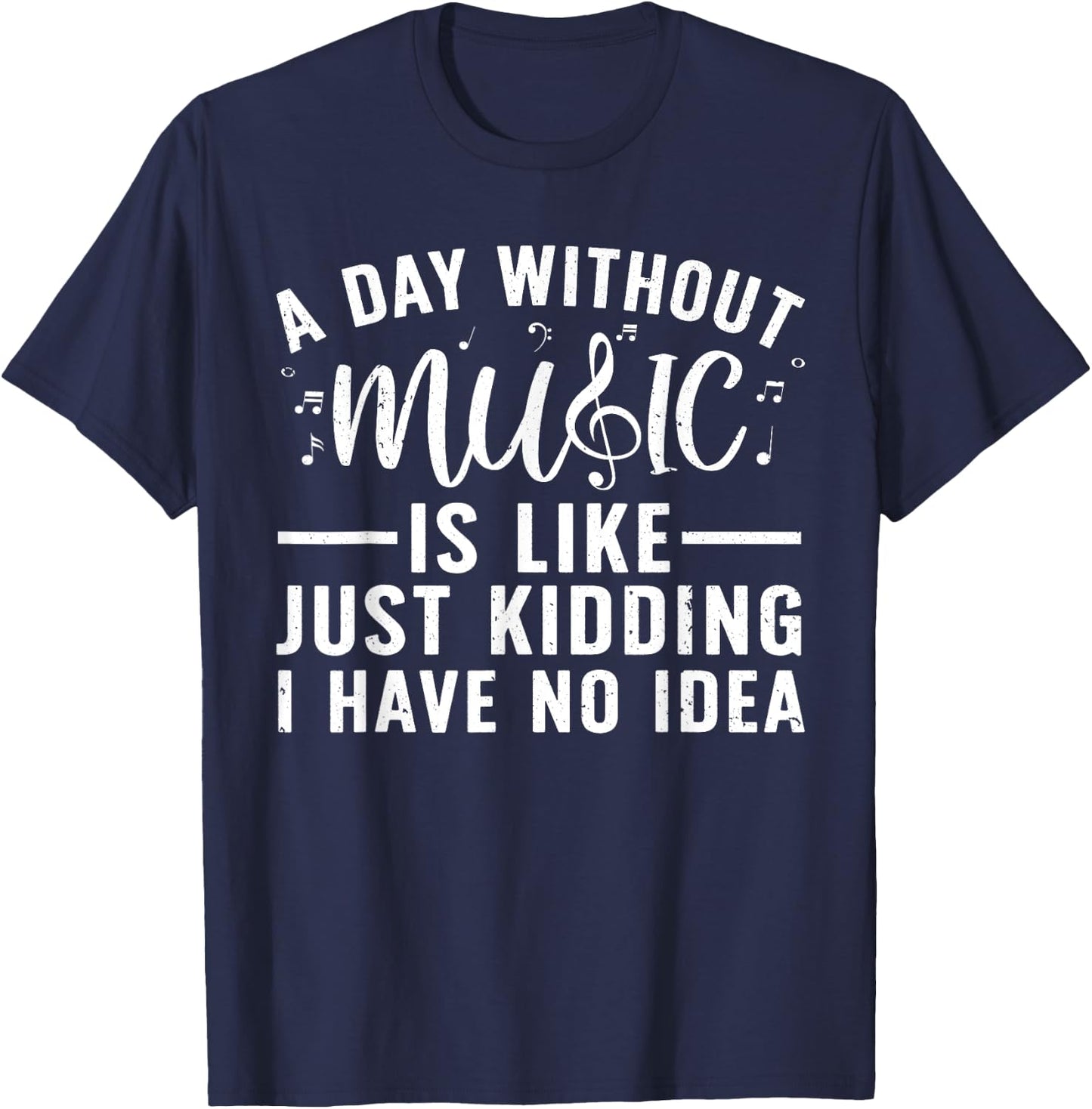 Best Music Teacher Design Women Music Teacher School T-Shirt - T-Shirt | Navy