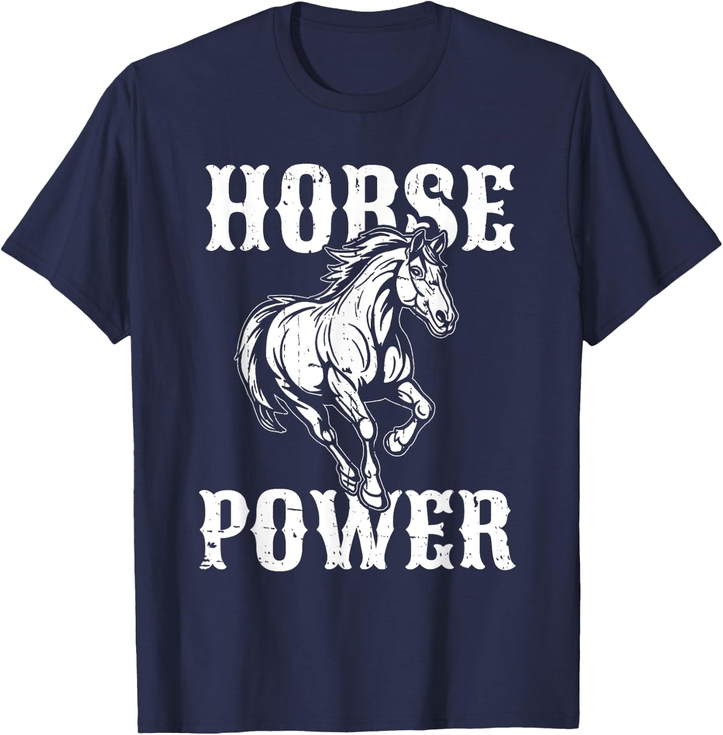Horse Power T-Shirt - T-Shirt | Navy
