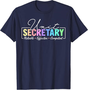 Unit Secretary Appreciation T-Shirt - T-Shirt | Navy