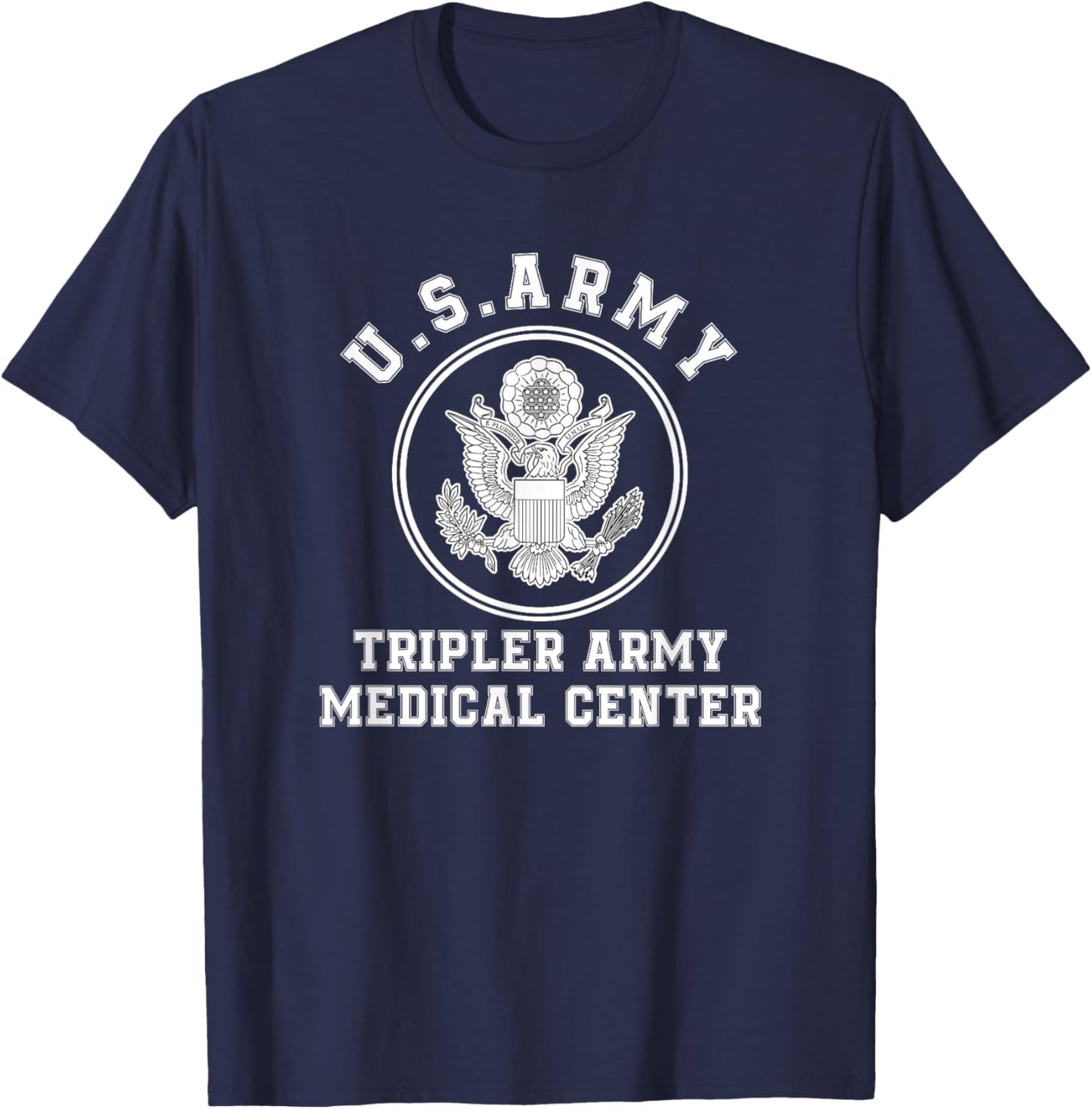 Patriotic Tripler Army Medical Center Hawaii Hi Army Base T-Shirt - T-Shirt | Navy