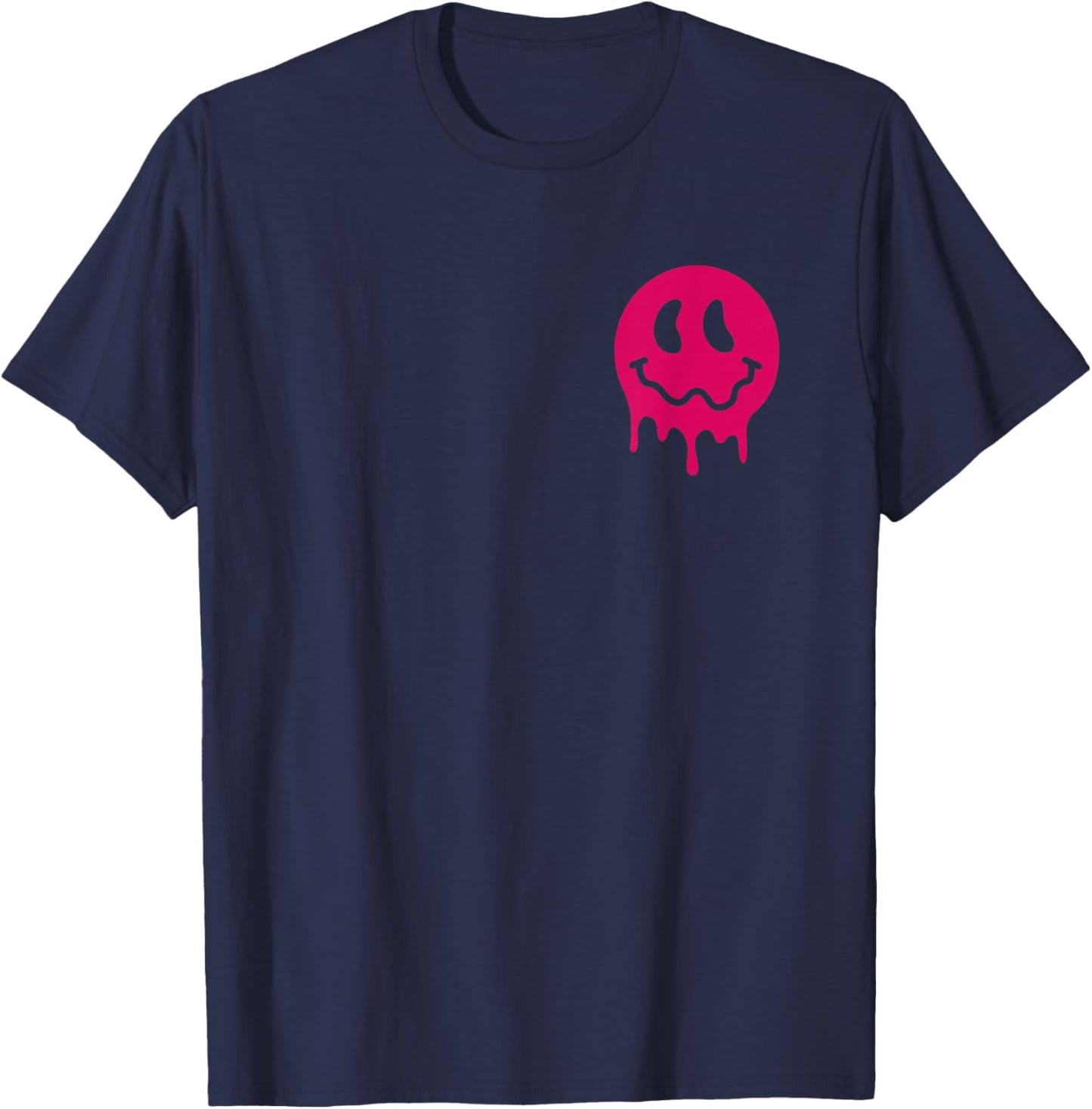 At Least My Trauma Made Me Funny Positive Saying Groovy T-Shirt - T-Shirt | Navy