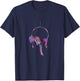 Aerial Hoop Galaxy Aerial Yoga Hanging Aerialis Aerial T-Shirt - T-Shirt | Navy