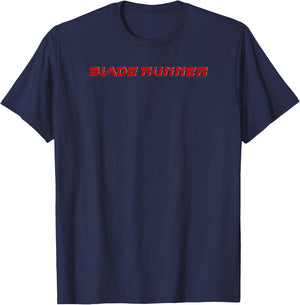 WB100 Blade Runner Classic Red Logo T-Shirt - T-Shirt | Navy
