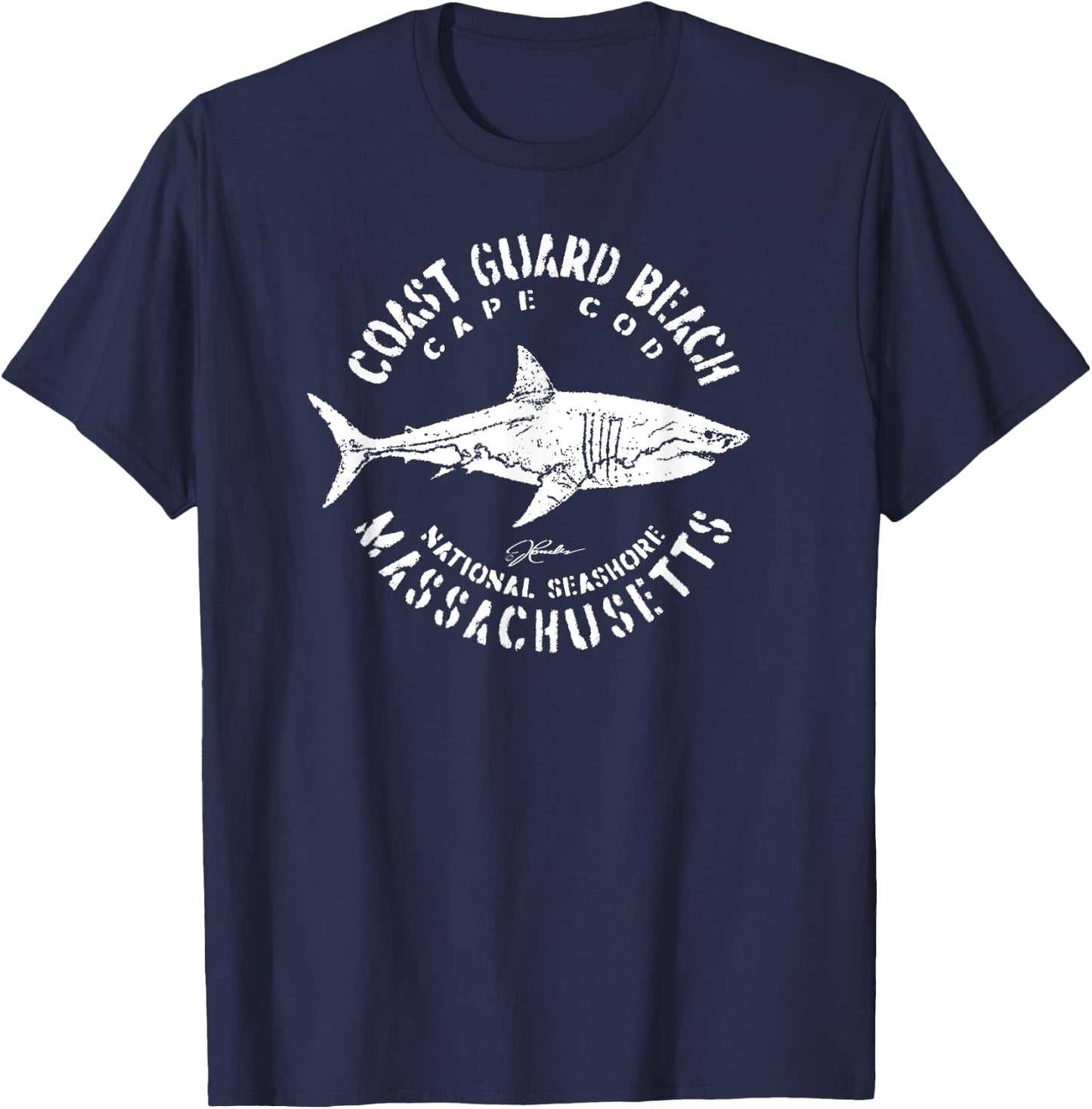 JCombs: Coast Guard Beach, Cape Cod, Massachusetts T-Shirt - T-Shirt | Navy