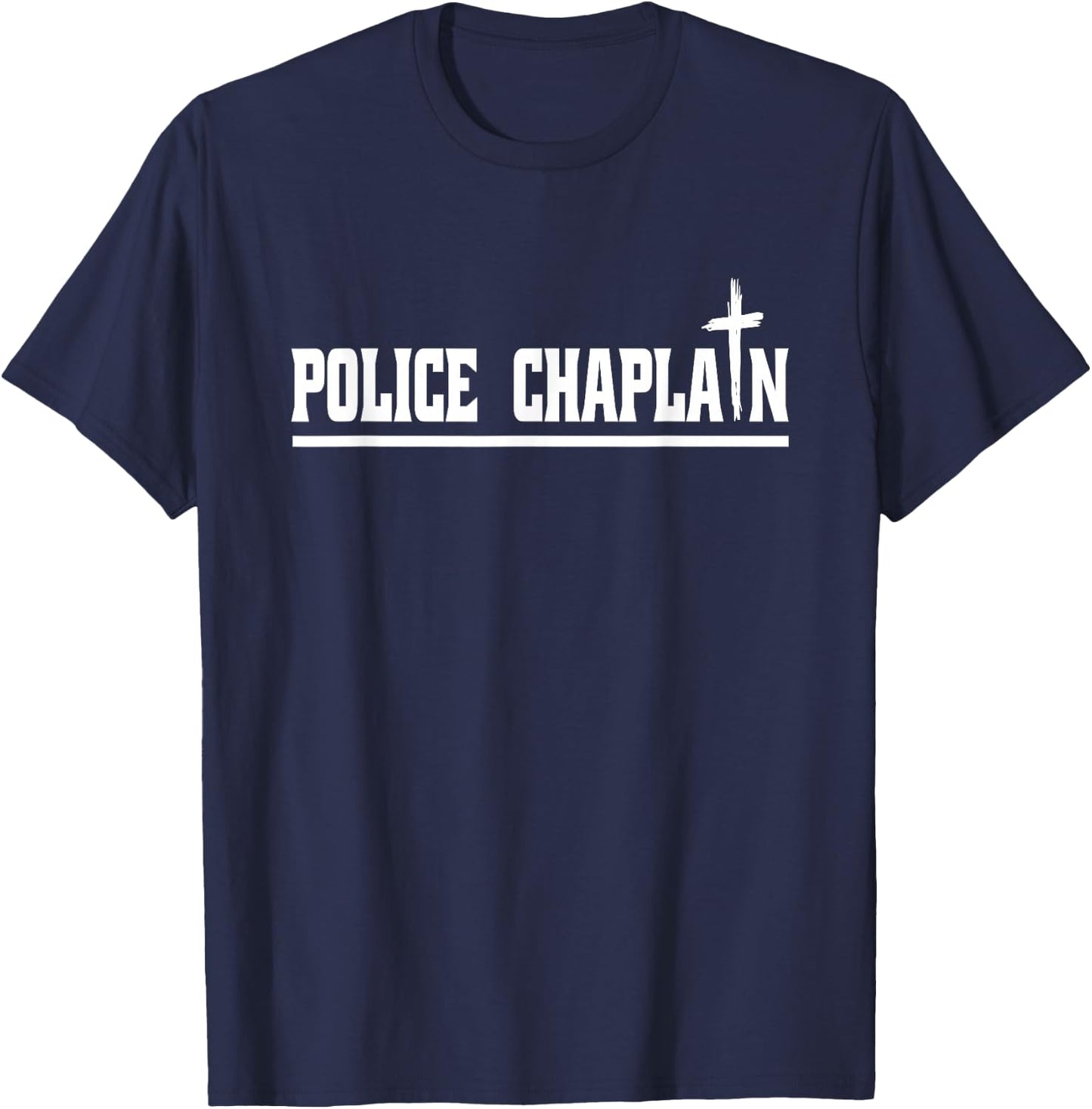 Police Chaplain T-Shirt - T-Shirt | Navy