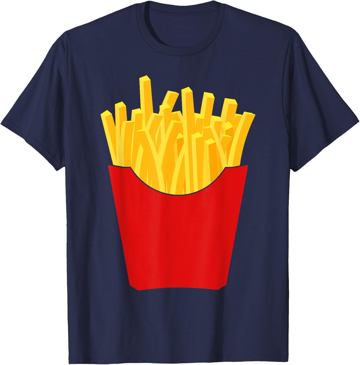 French Fries French Fry Costume Shirt T-Shirt - T-Shirt | Navy