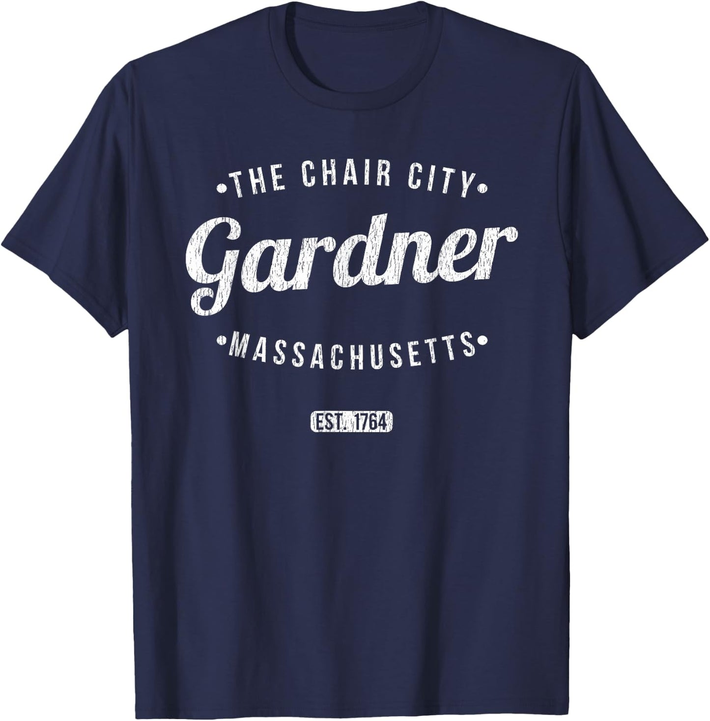 Gardner Massachusetts Retro Vintage Souvenir MA Gardner T-Shirt - T-Shirt | Navy