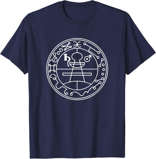 Secret Seal of Solomon, Judaism, Israel, magic, sorcery T-Shirt - T-Shirt | Navy