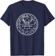 Secret Seal of Solomon, Judaism, Israel, magic, sorcery T-Shirt - T-Shirt | Navy