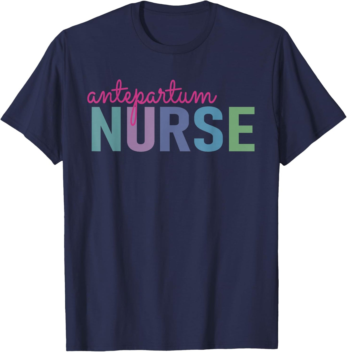 Antepartum Nurse Obstetrics Nurse Obgyn Funny Gynecology T-Shirt - T-Shirt | Navy
