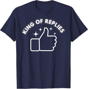Dad's Signature Move - Thumbs Up Master T-Shirt - T-Shirt | Navy