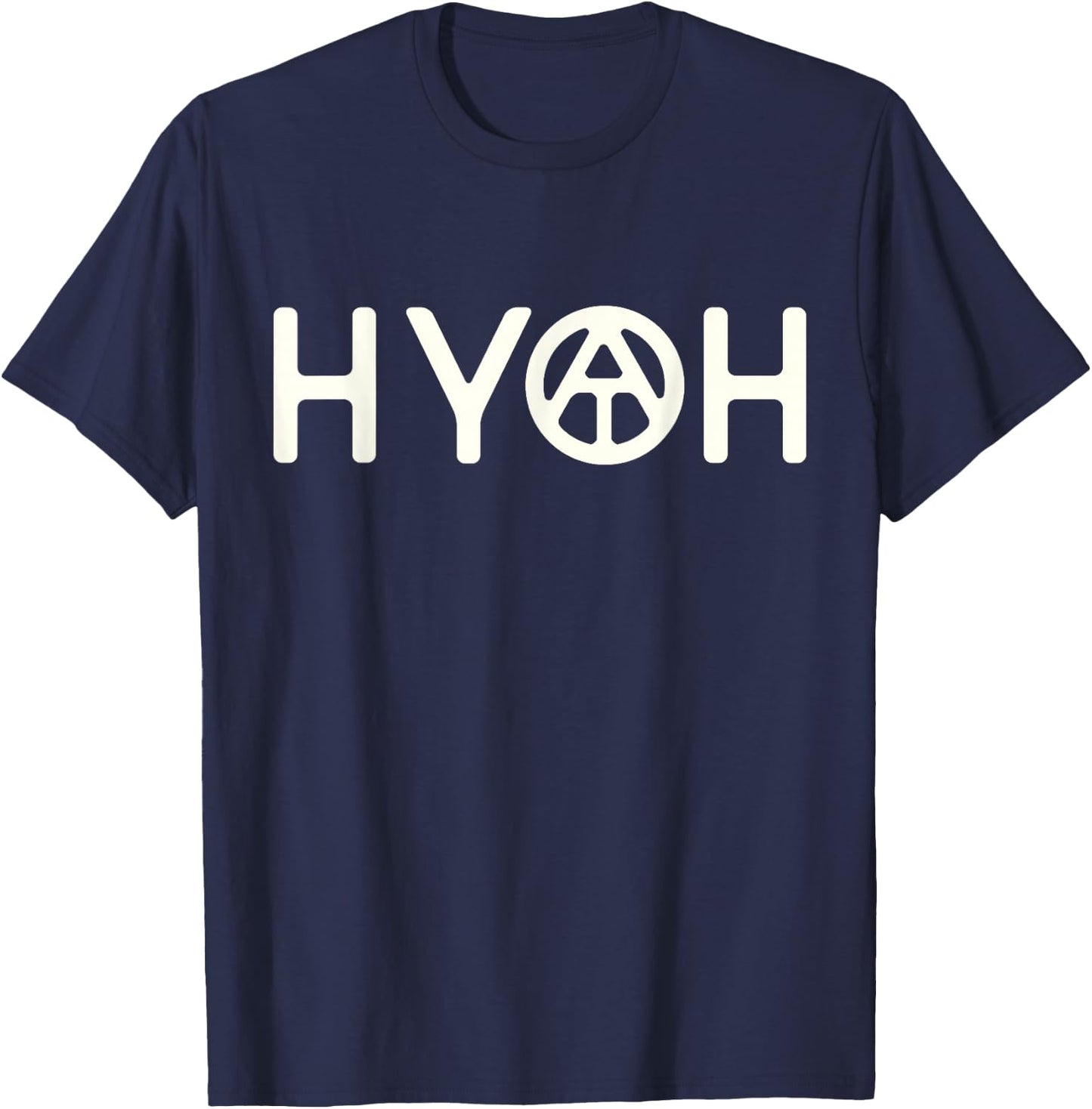 HYOH AT Logo Hike Your Own Hike Appalachian Trail Hiking T-Shirt - T-Shirt | Navy