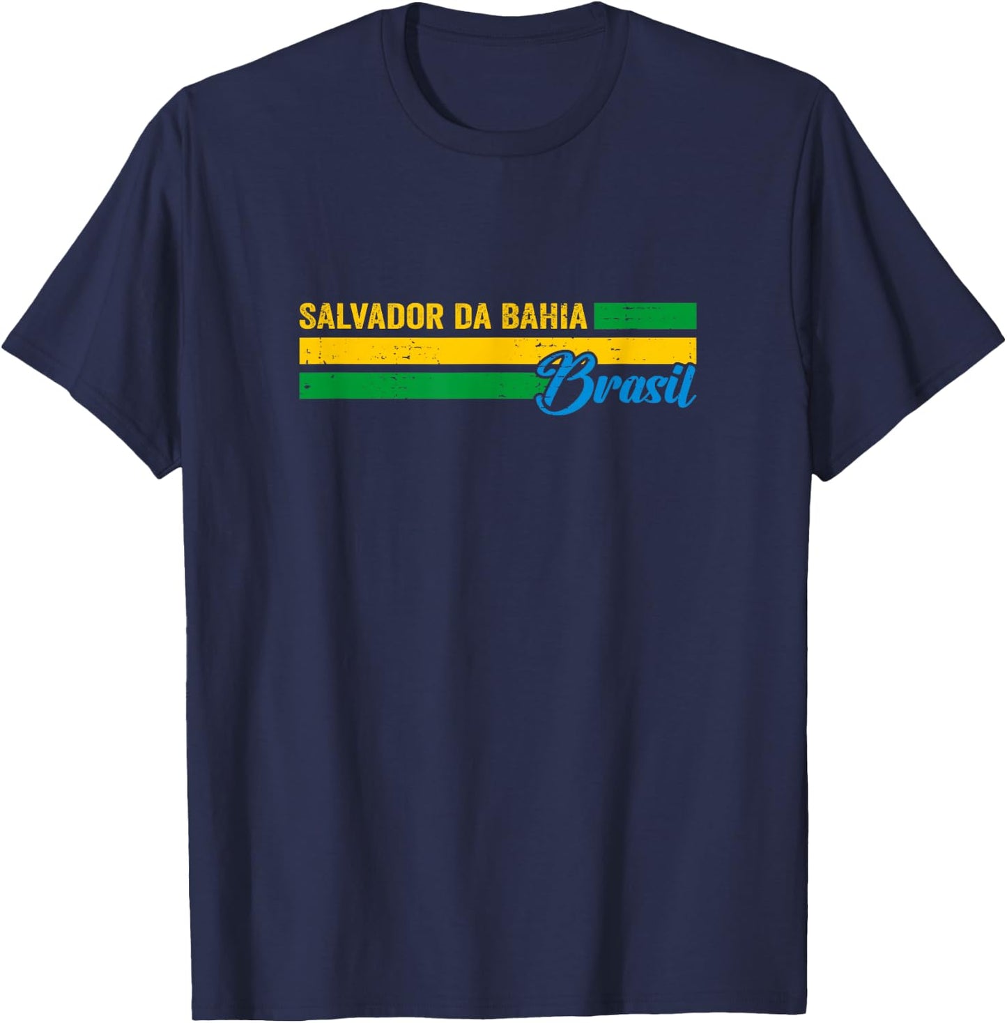 Salvador da Bahia Brazil Holiday Souvenir T-Shirt - T-Shirt | Navy