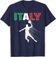 Italy Basketball Lovers Jersey Support Italian Baller Team T-Shirt - T-Shirt | Navy