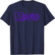 Misfits – Purple Logo T-Shirt - T-Shirt | Navy